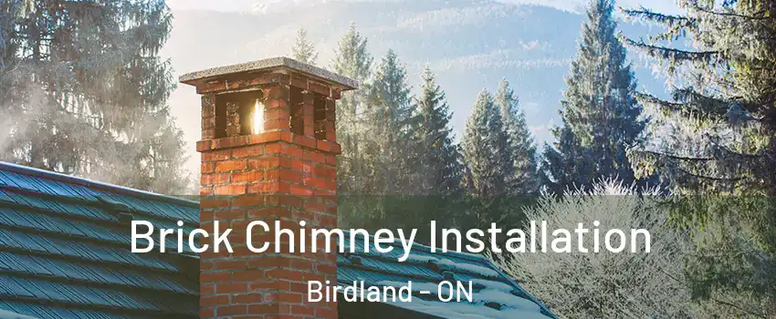  Brick Chimney Installation Birdland - ON