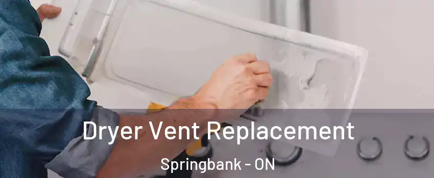  Dryer Vent Replacement Springbank - ON