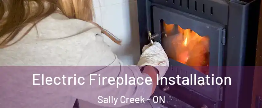  Electric Fireplace Installation Sally Creek - ON