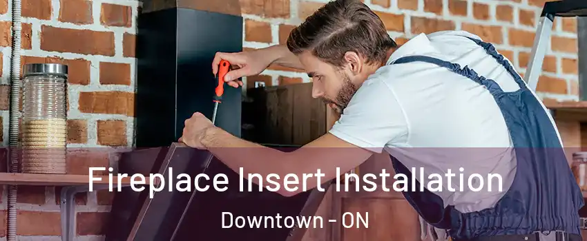  Fireplace Insert Installation Downtown - ON