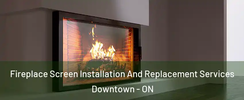 Fireplace Screen Installation And Replacement Services Downtown - ON
