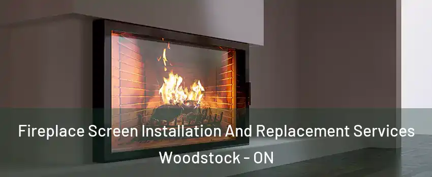 Fireplace Screen Installation And Replacement Services Woodstock - ON