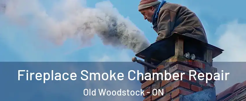  Fireplace Smoke Chamber Repair Old Woodstock - ON
