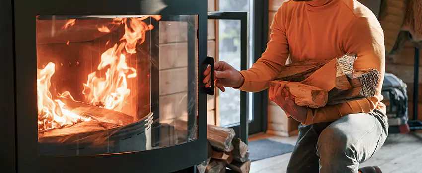Residential Fireplace Ceramic Glass Installation in Woodstock, ON