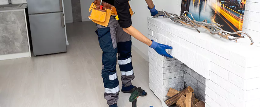 Outdoor Fireplace Restoration in Woodstock, Ontario