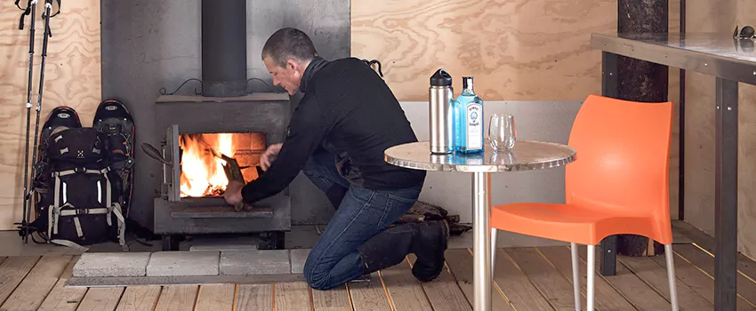 Open Hearth Wood Fireplace Installation in Woodstock, ON