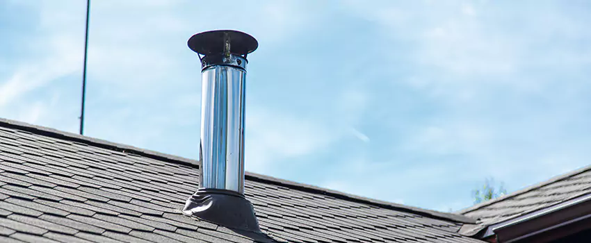 Outdoor Metal Chimney Installation in Woodstock, Ontario