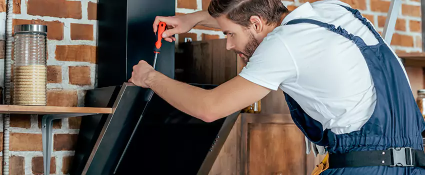 Old Rusted Metal Fireplace Repair And Replacement in Woodstock, ON