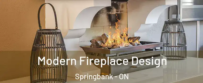 Modern Fireplace Design Springbank - ON