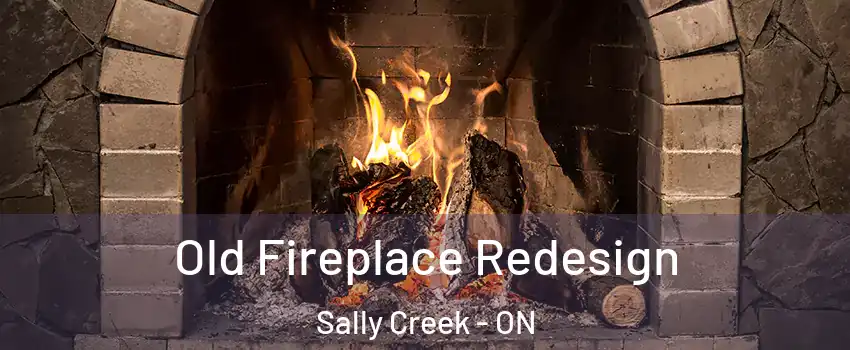  Old Fireplace Redesign Sally Creek - ON