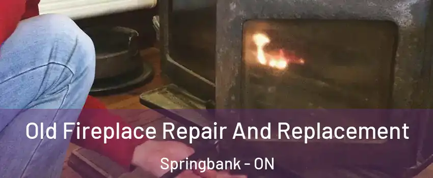  Old Fireplace Repair And Replacement Springbank - ON